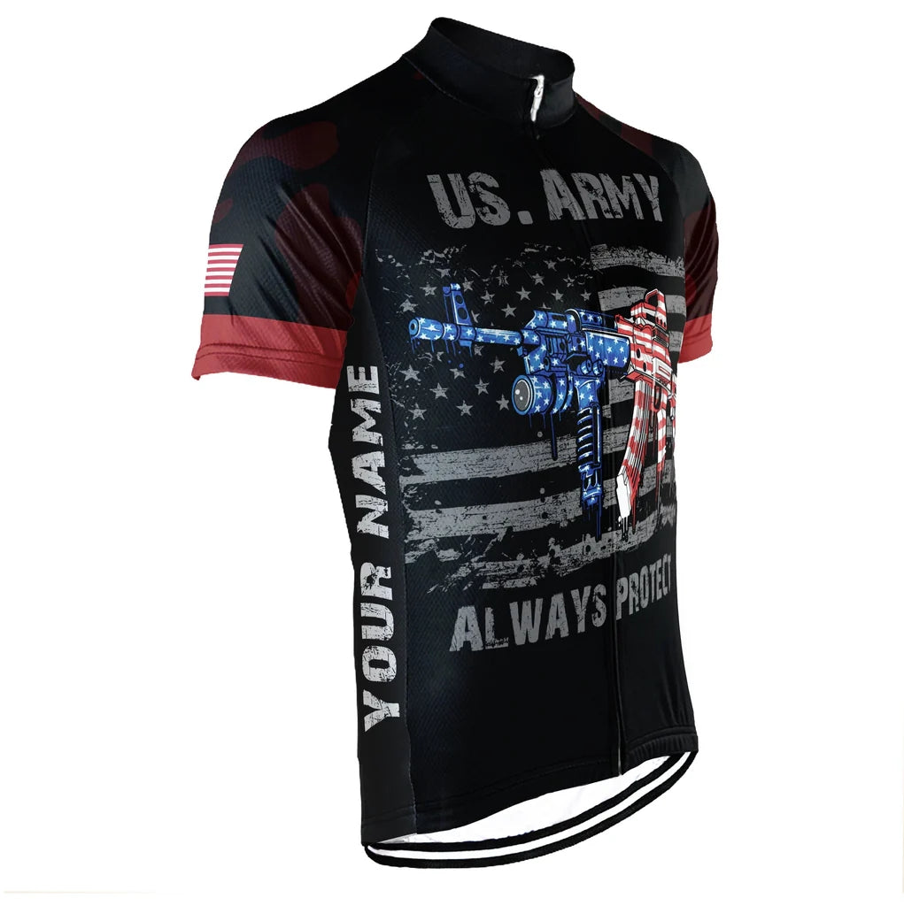 Customized Veteran Men's Cycling Jersey Short Sleeve