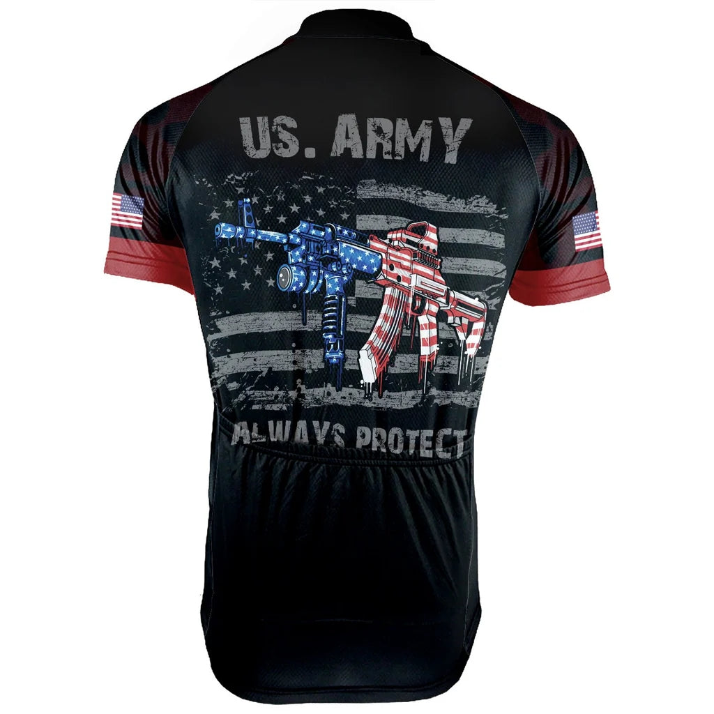 Customized Veteran Men's Cycling Jersey Short Sleeve