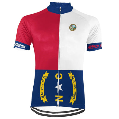 Customized North Carolina Men's Short Sleeve Cycling Jersey