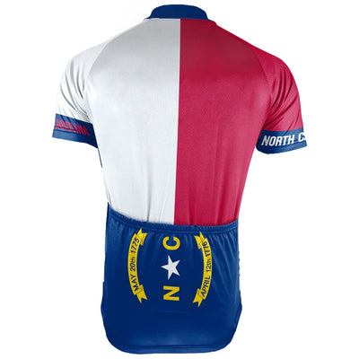 Customized North Carolina Men's Short Sleeve Cycling Jersey