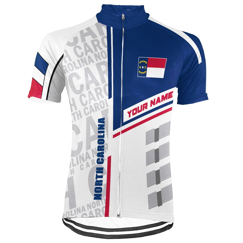 Customized North Carolina Men's Short Sleeve Cycling Jersey