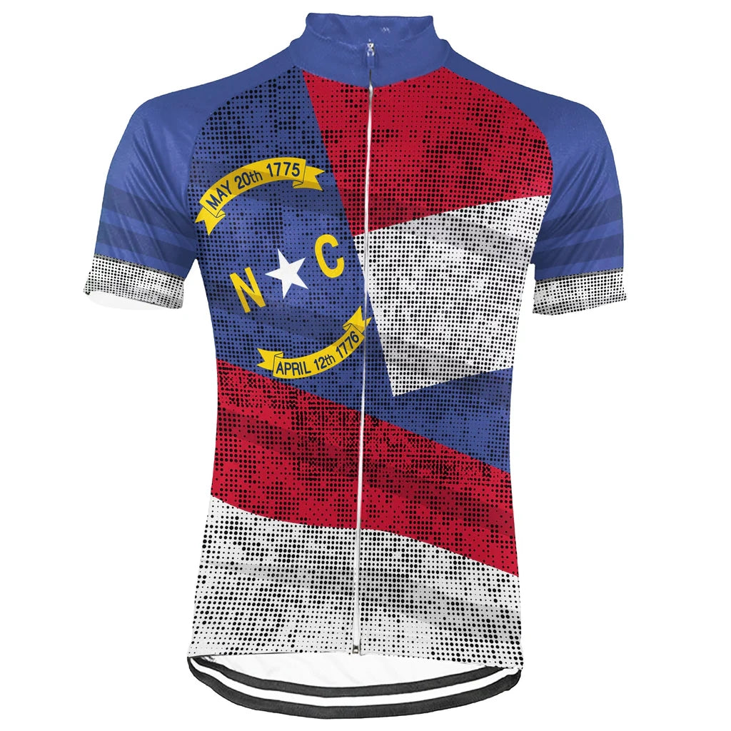 Customized North Carolina Men's Short Sleeve Cycling Jersey