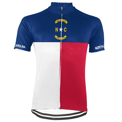 Customized North Carolina Men's Short Sleeve Cycling Jersey