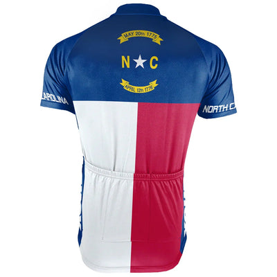 Customized North Carolina Men's Short Sleeve Cycling Jersey