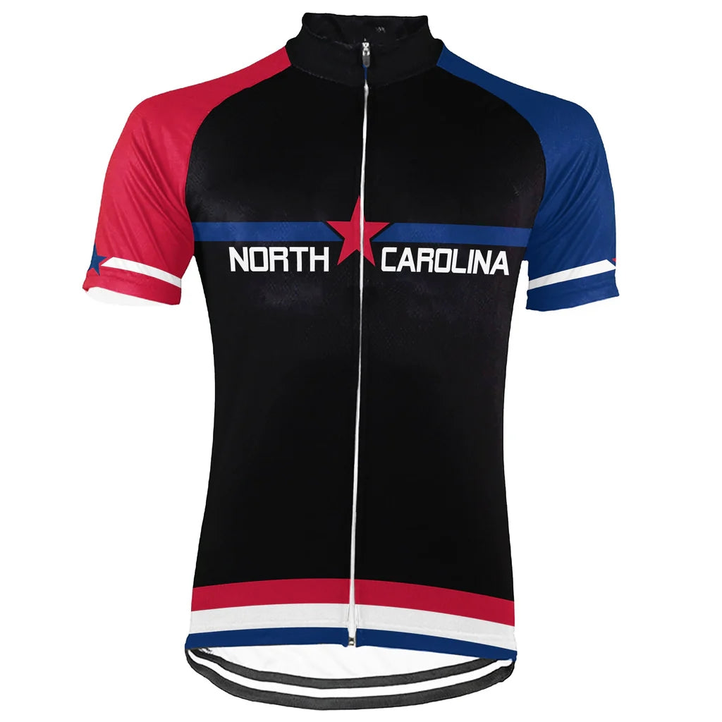 Customized North Carolina Men's Short Sleeve Cycling Jersey
