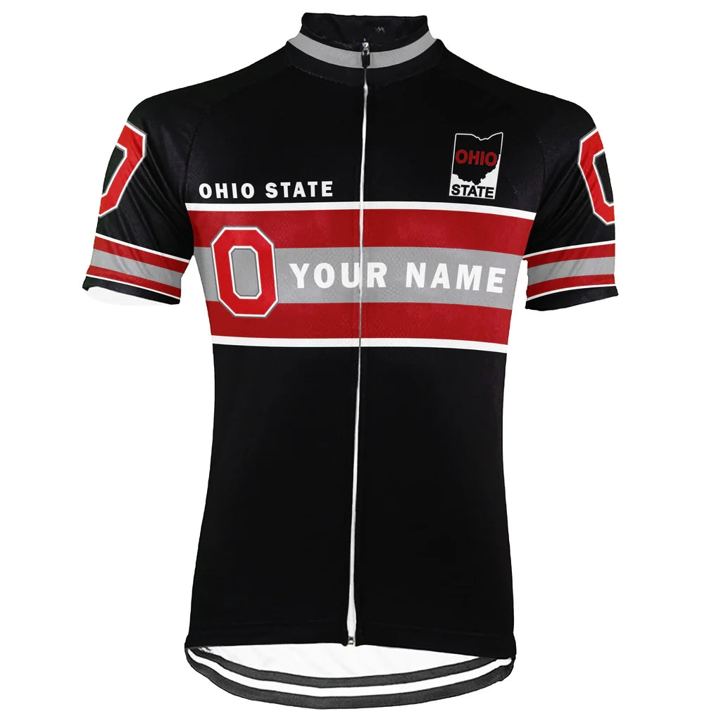 Customized Ohio Men's Short Sleeve Cycling Jersey