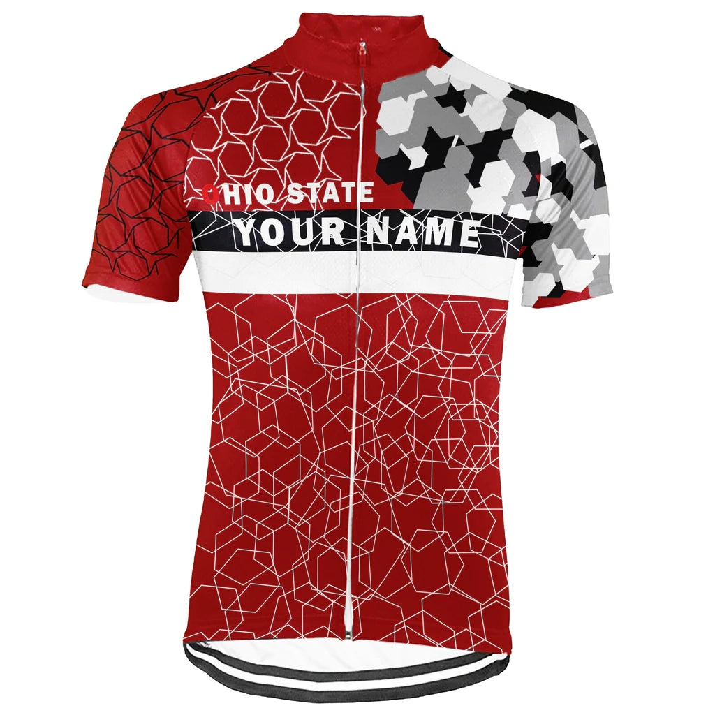 Customized Ohio Men's Short Sleeve Cycling Jersey