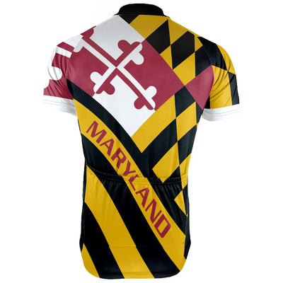 Customized Men's Maryland Short Sleeve Cycling Jersey