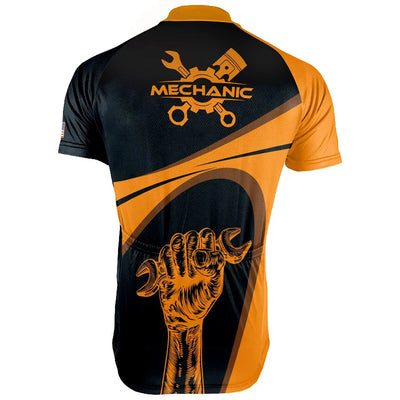 Customized Mechanic Men's Cycling Jersey Short Sleeve