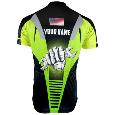 Customized Mechanic Men's Cycling Jersey Short Sleeve