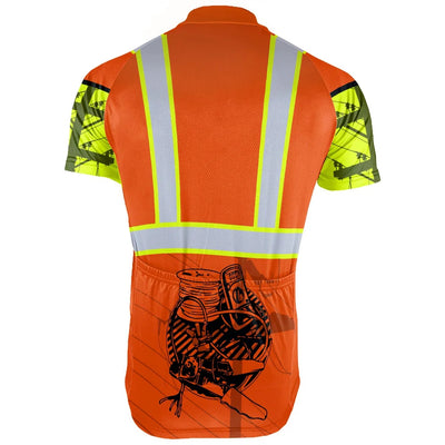 Customized Electrician Men's Cycling Jersey Short Sleeve