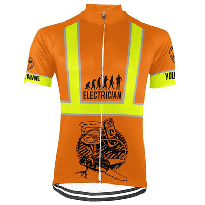 Customized Electrician Men's Cycling Jersey Short Sleeve