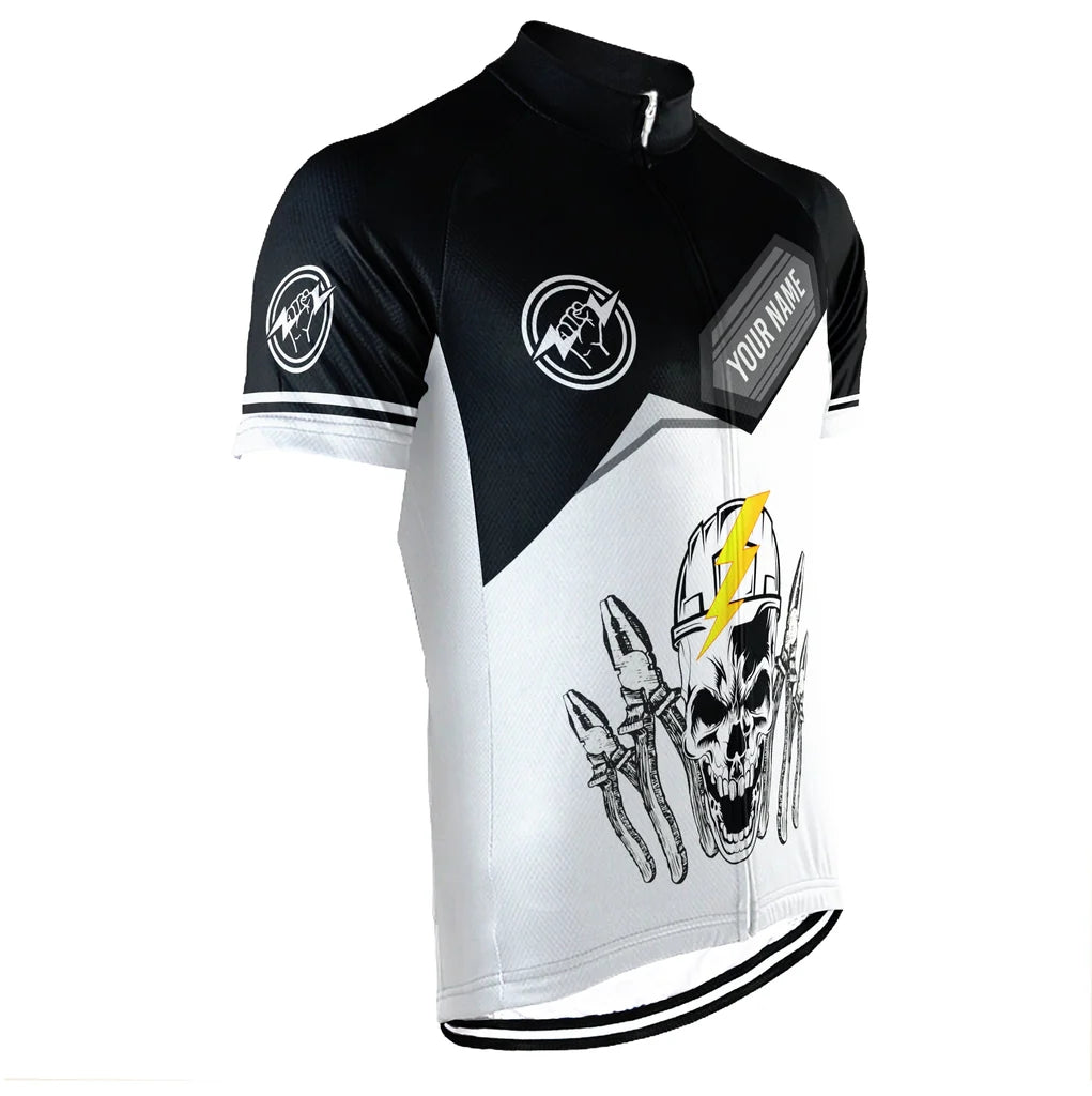 Customized Electrician Men's Cycling Jersey Short Sleeve