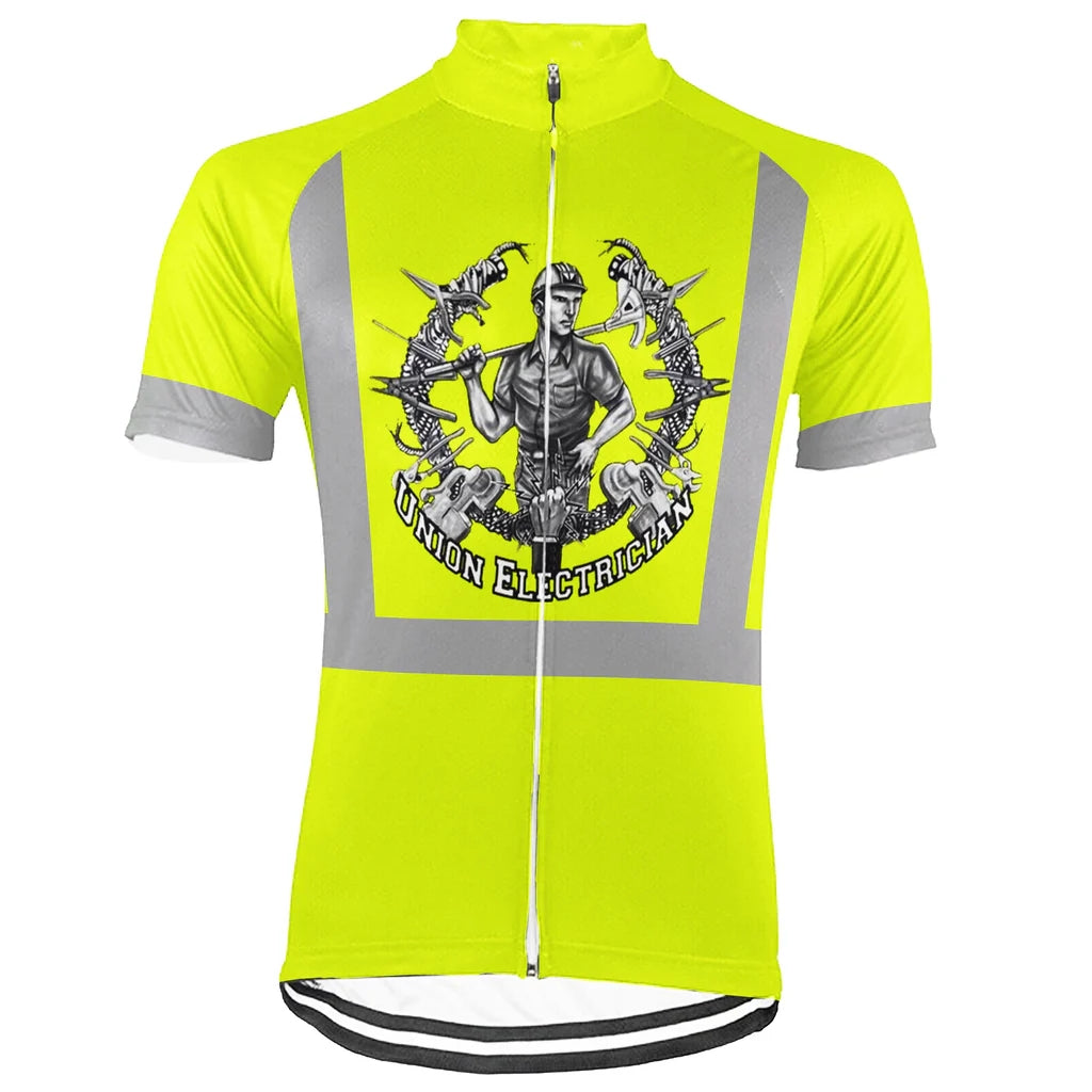 Customized Electrician Men's Cycling Jersey Short Sleeve