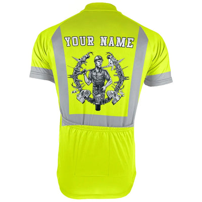 Customized Electrician Men's Cycling Jersey Short Sleeve