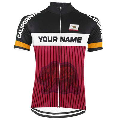 Customized California  Men's Cycling Jersey Short Sleeve