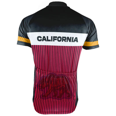 Customized California  Men's Cycling Jersey Short Sleeve