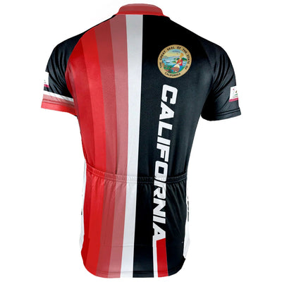 Customized California  Men's Cycling Jersey Short Sleeve