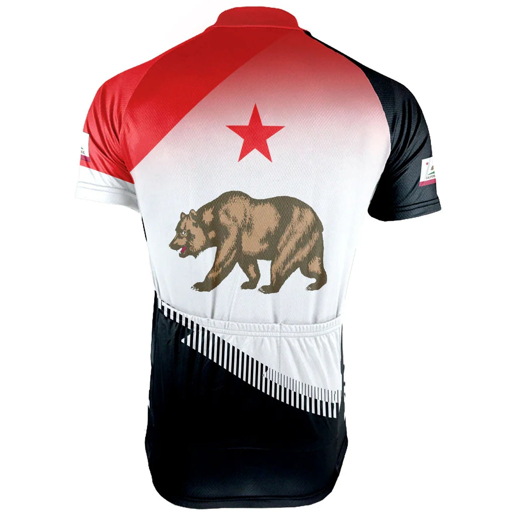 Customized California  Men's Cycling Jersey Short Sleeve