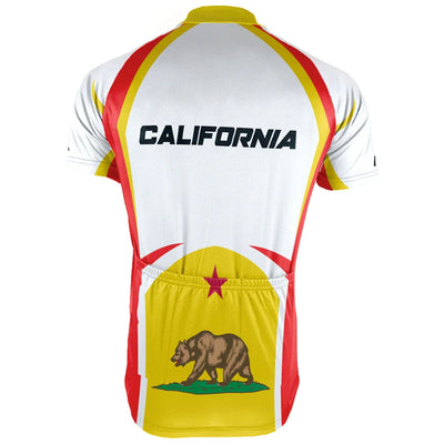 Customized California  Men's Cycling Jersey Short Sleeve