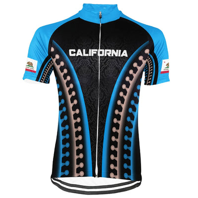 Customized California  Men's Cycling Jersey Short Sleeve