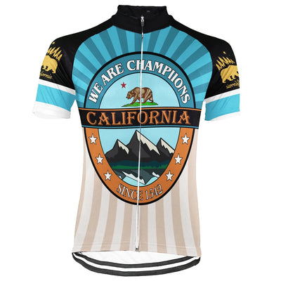 Customized california Men's Cycling Jersey Short Sleeve