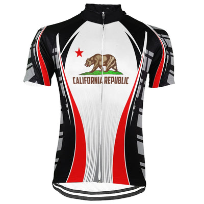 Customized california Men's Cycling Jersey Short Sleeve