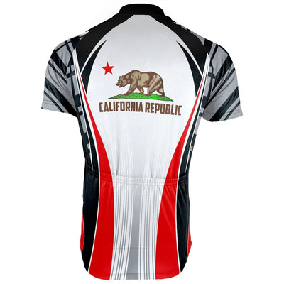 Customized california Men's Cycling Jersey Short Sleeve