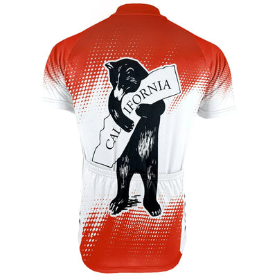 Customized california Men's Cycling Jersey Short Sleeve
