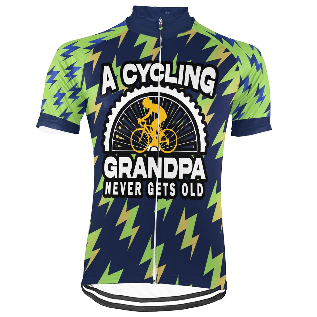 Customized Grandpa Men's Cycling Jersey Short Sleeve