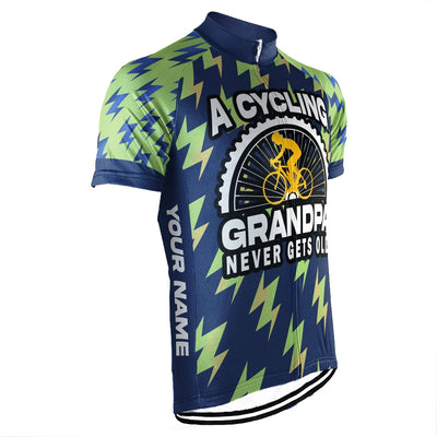 Customized Grandpa Men's Cycling Jersey Short Sleeve