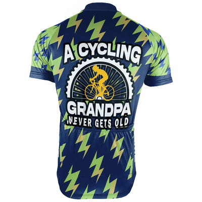 Customized Grandpa Men's Cycling Jersey Short Sleeve