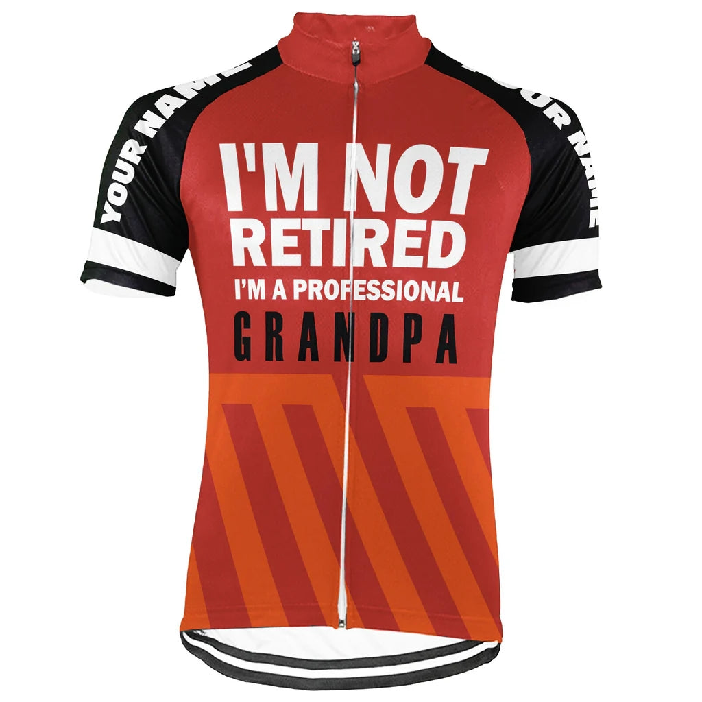 Customized Grandpa Men's Cycling Jersey Short Sleeve