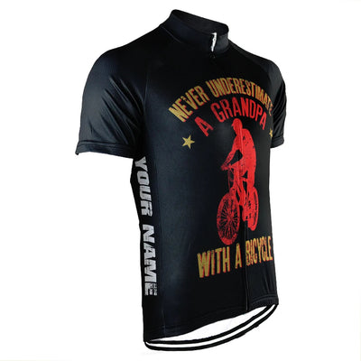 Customized Grandpa Men's Cycling Jersey Short Sleeve