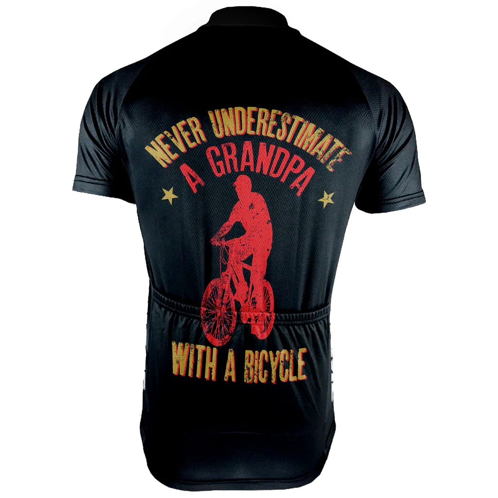 Customized Grandpa Men's Cycling Jersey Short Sleeve