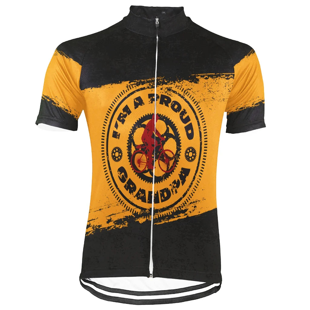 Customized Grandpa Men's Cycling Jersey Short Sleeve
