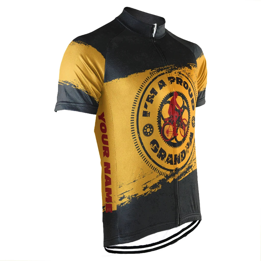 Customized Grandpa Men's Cycling Jersey Short Sleeve