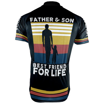 Customized Father And Son Men's Cycling Jersey Short Sleeve