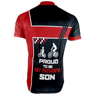 Customized Father And Son Men's Cycling Jersey Short Sleeve