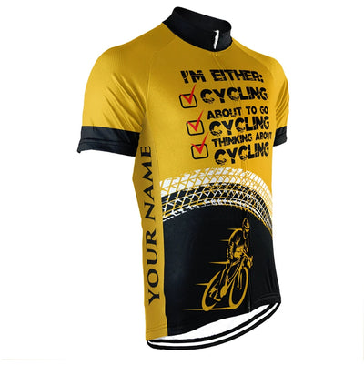 Customized Mtb Men's Cycling Jersey Short Sleeve