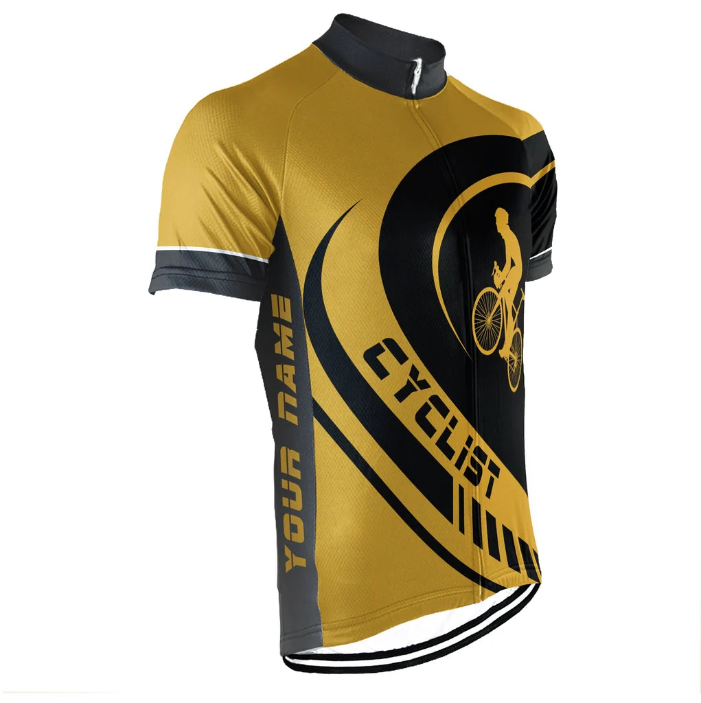 Customized Mtb Men's Cycling Jersey Short Sleeve