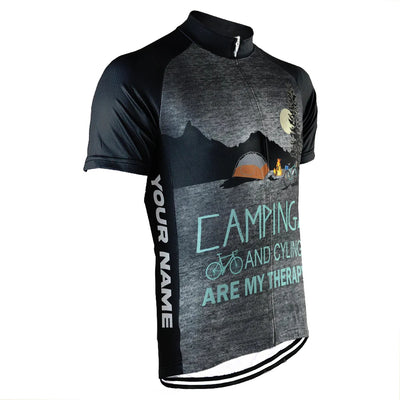 Customized Camping Men's Cycling Jersey Short Sleeve