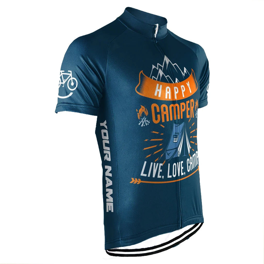 Customized Camping Men's Cycling Jersey Short Sleeve