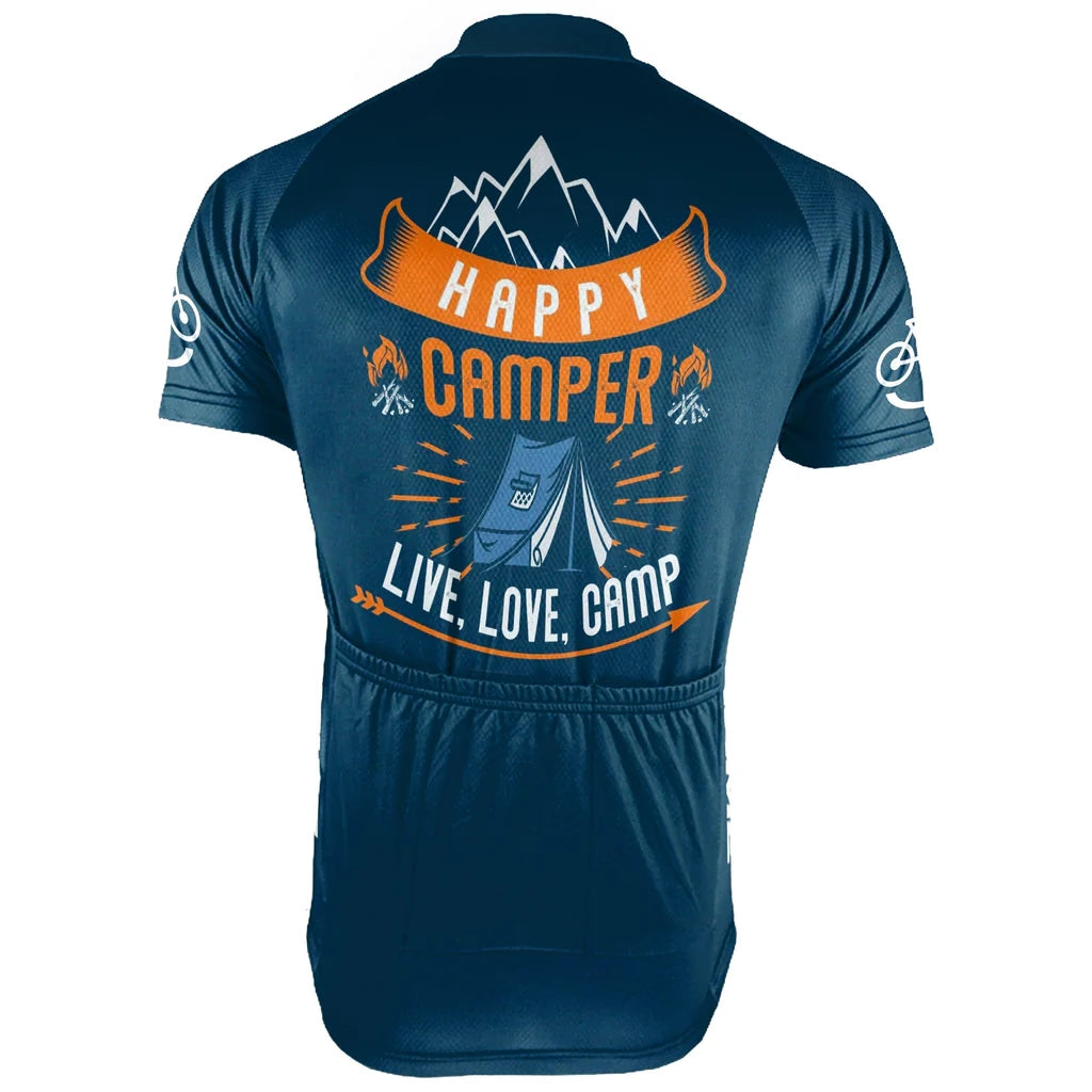 Customized Camping Men's Cycling Jersey Short Sleeve