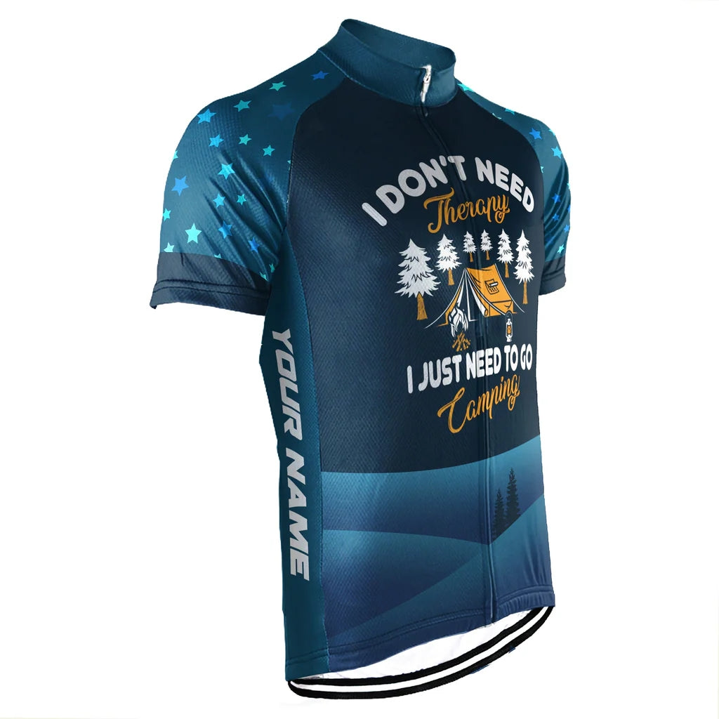 Customized Camping Men's Cycling Jersey Short Sleeve