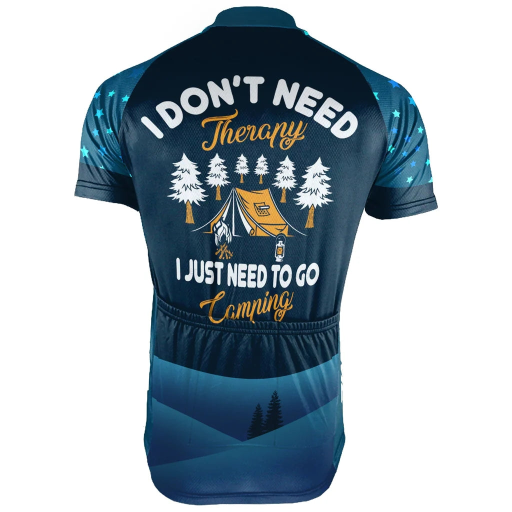 Customized Camping Men's Cycling Jersey Short Sleeve