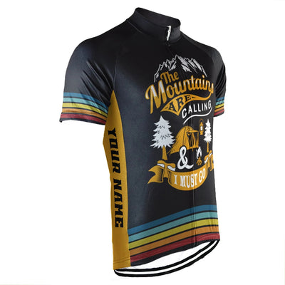 Customized Camping Men's Cycling Jersey Short Sleeve