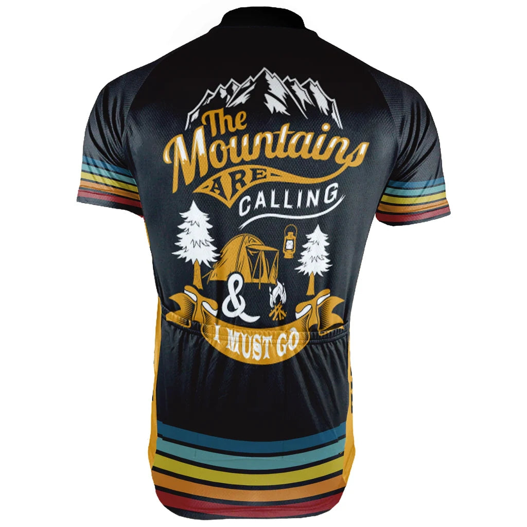 Customized Camping Men's Cycling Jersey Short Sleeve