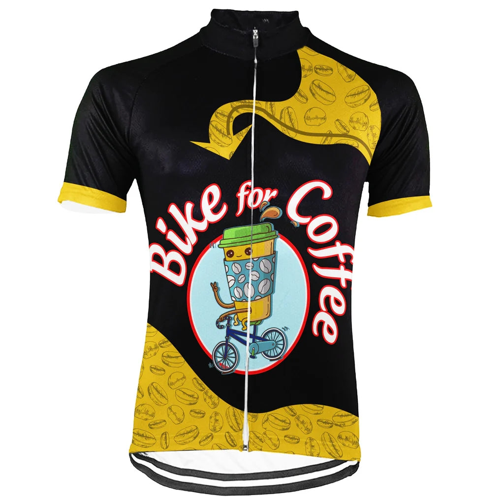 Customized Coffee Men's Cycling Jersey Short Sleeve
