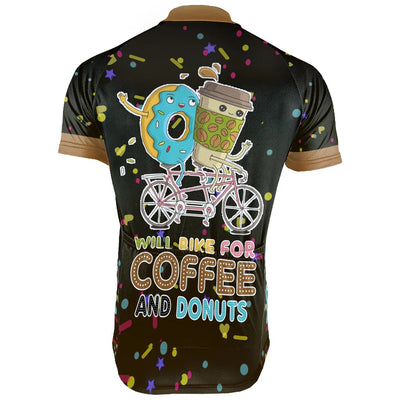 Customized Coffee Men's Cycling Jersey Short Sleeve
